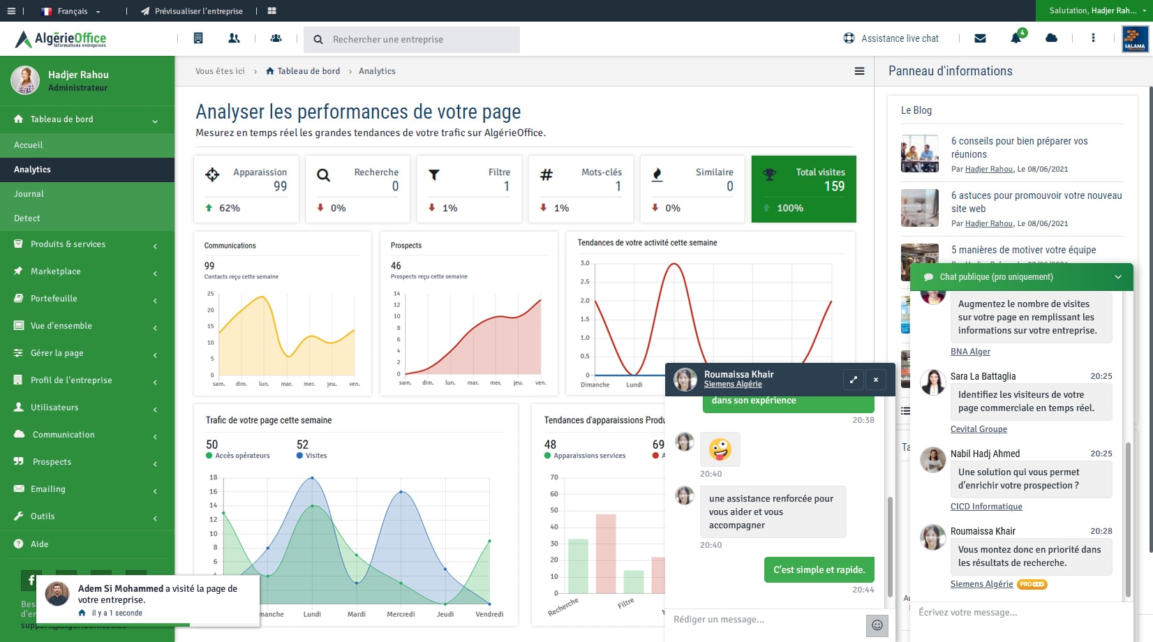 Algérie Office Analytic