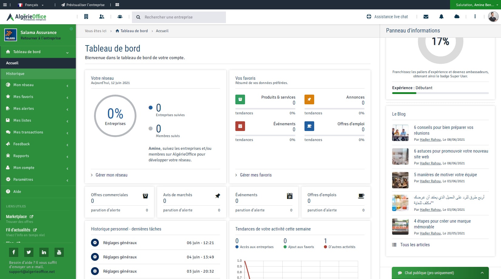 Algérie Office Account