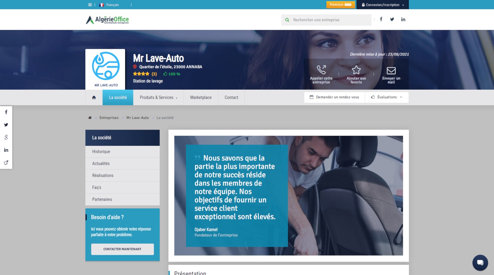 Algérie Office LaveAuto