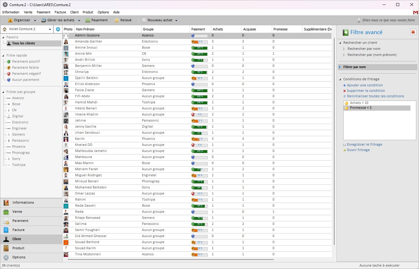 Comture.MSO Customers