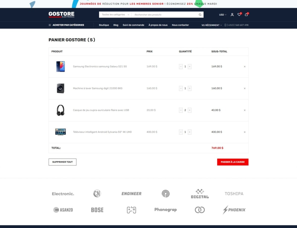 GoStore Cart